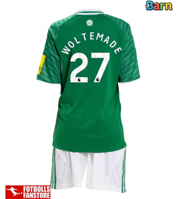 Newcastle United Nick Woltemade #27 Bortatröja Barn 2025-26 Kortärmad (+ Korta byxor)
